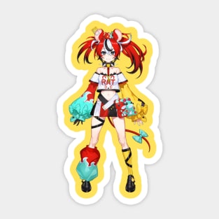 Hakos Baelz Hololive Sticker